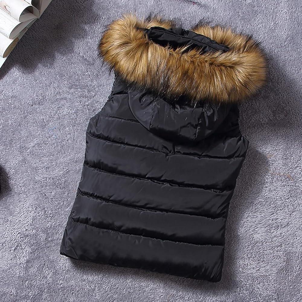 ジャケット・アウター UND REVERSIBLE MOTTLED FUR VEST Ameri（アメリ）の「UND REVERSIBLE MOTTLED FUR VEST（ベスト